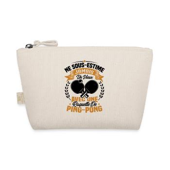 Un vieux avec une raquette de ping pong - Trousse biologique - nature - Devant