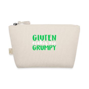 Celiac Disease Warrior Gluten Makes Me Grumpy - Bio-Täschchen - Natur - Vorne