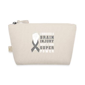 I Survived A Brain Injury Whats Your Super Power - Bio-Täschchen - Natur - Vorne