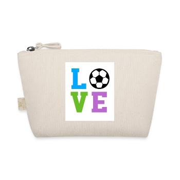 Futsal Love Graphic Indoor Soccer Player Football - Bio-Täschchen - Natur - Vorne