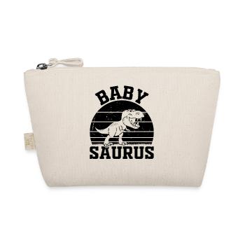 Baby Saurus Newborn Baby Dino Baby Dinosaur - Baby - Organic Pouch - nature - Front