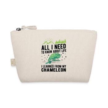 Chameleon Gift Chameleon - Organic Pouch - nature - Front