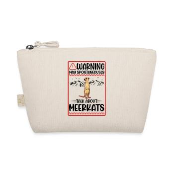 Warning Meerkat Safari Meerkat - Organic Pouch - nature - Front