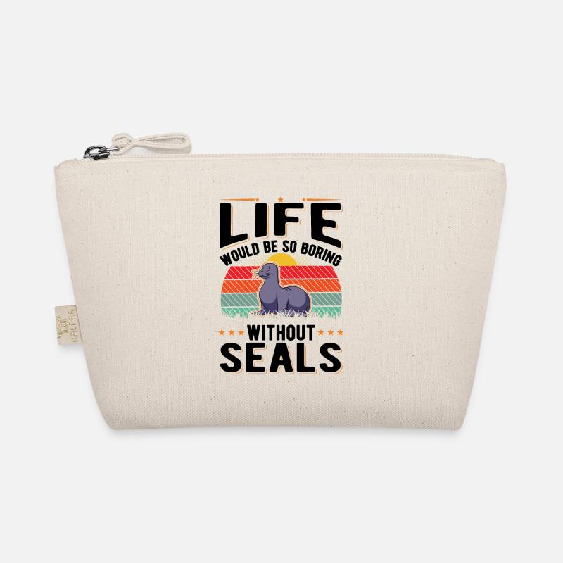 Life would be so boring without Seal Seelöwe Robbe Bio-Täschchen