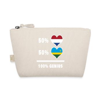 Rwanda and the Netherlands genius / gift - Organic Pouch - nature - Front