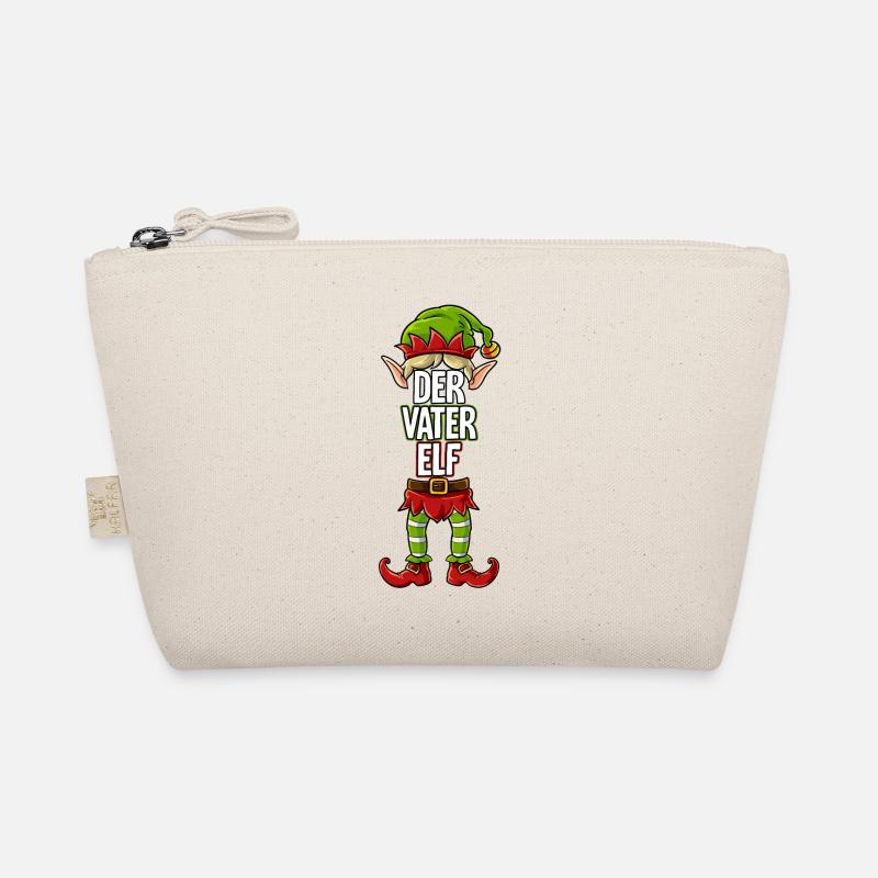 Vater Elf Partnerlook Weihnachten Bio-Täschchen