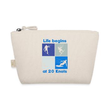 La vie commence à 20 nœuds, Lifestyle Vintage Design - Trousse biologique - nature - Devant
