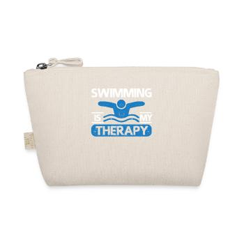 Funny Competitive Swimmer Swim Team Schwimmen ist - Bio-Täschchen - Natur - Vorne