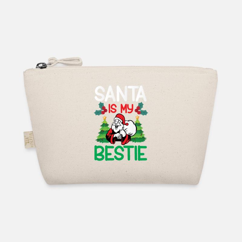 Christmas Der Weihnachtsmann mein bester Freund Bio-Täschchen