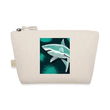 Great White Shark Vincent Van Gogh Style - Organic Pouch - nature - Front