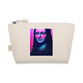 Vaporwave Aesthetic Portrait Einer Frau - Bio-Täschchen - Natur - Vorne