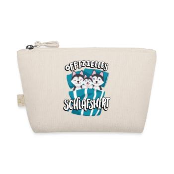 Offizielles Schlafshirt Cute Dog Family Nap Pet - Bio-Täschchen - Natur - Vorne