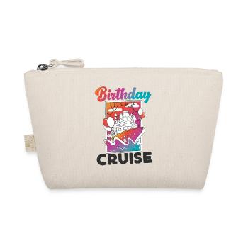 Cruise Ship Vacation Birthday - Bio-Täschchen - Natur - Vorne