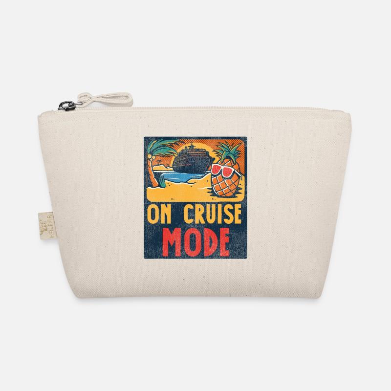 Cruise Ship Vacation Vintage On Bio-Täschchen