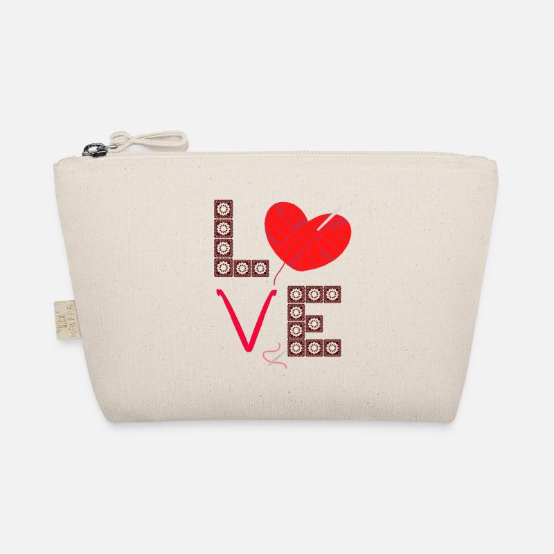 Love to Craft - Crochet or Crafting Gift Idea Bio-Täschchen