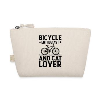 Passionné de vélo et amoureux des chats I Cyclistes Mounta - Trousse biologique - nature - Devant
