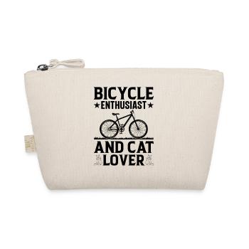 VTT, cycliste, passionné de vélo et chat - Trousse biologique - nature - Devant
