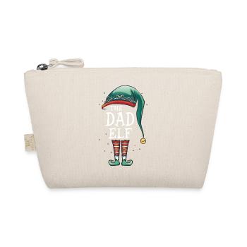 The Dad Elf Matching Group christmas - Organic Pouch - nature - Front