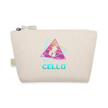 Rétro Vintage Classic Cello Player Instrument - Trousse biologique - nature - Devant
