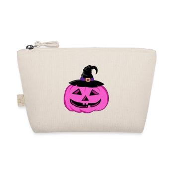 Citrouille violet sorciere Halloween - Trousse biologique - nature - Devant
