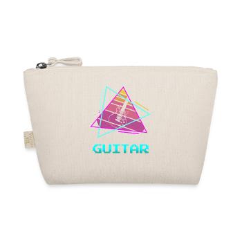 Retro Vintage Classic Guitar Instrument Guita - Organic Pouch - nature - Front