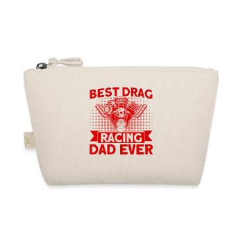 Drag Racing Rennwagen Autorennen Geschenk - Bio-Täschchen - Natur - Vorne