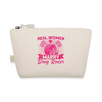 Rennwagen Drag Racing Autorennen Geschenk - Bio-Täschchen - Natur - Vorne