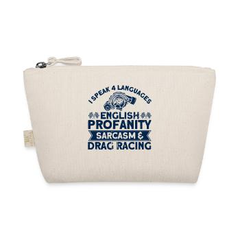 Racing Car Drag Racing Racing Car Gift - Organic Pouch - nature - Front
