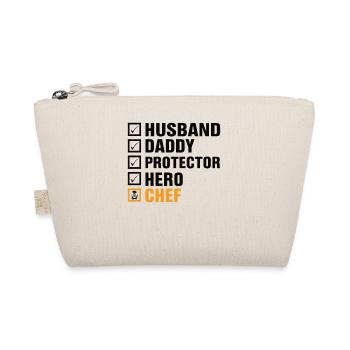 Chef Beanie Chef Kitchen Five Stars Gold 5 - Organic Pouch - nature - Front