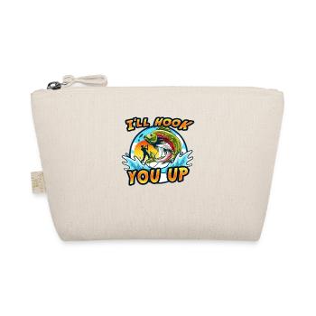 I`ll hook you up. Angel, Angler - Bio-Täschchen - Natur - Vorne