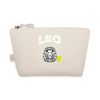 LEO -Zeichen Astrologe oder Prädiktor Gift - Bio-Täschchen - Natur - Vorne