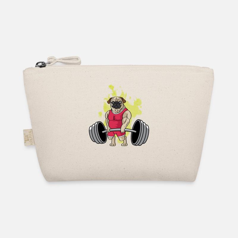 Mops -Gewichtheben Trainingstrainer Gift Bio-Täschchen