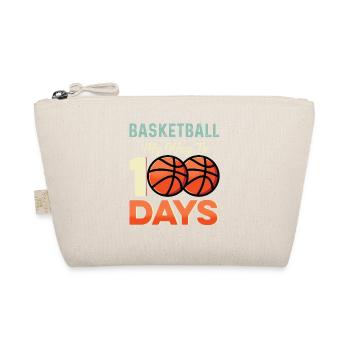 Dribited My Way Varsity Player Gift - Organic Pouch - nature - Front
