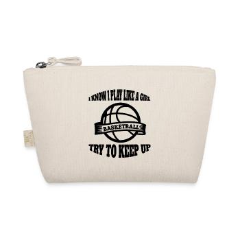 Basketballerin Basketball Frau Basketballliebhaber - Bio-Täschchen - Natur - Vorne