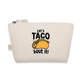 Fast Food Taco Cheesy Humorvolles Wortspiel - Bio-Täschchen - Natur - Vorne