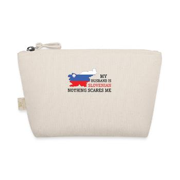 Nothing Scares Me Slovenian Husband Slovenia - Organic Pouch - nature - Front