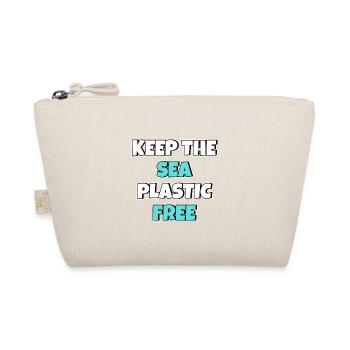 Keep The Sea Plastic Free Umweltschutz Meer retten - Bio-Täschchen - Natur - Vorne
