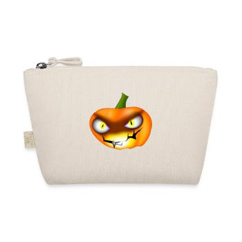 Citrouille d’Halloween aux yeux de feu - Trousse biologique - nature - Devant