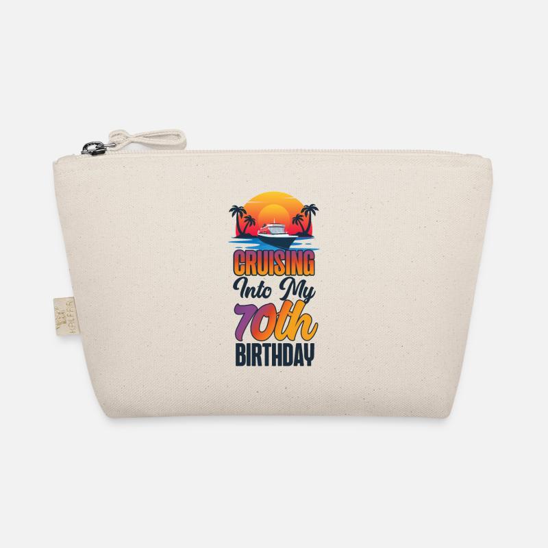 Cruise Ship Vacation 70th Birthday Organic Pouch