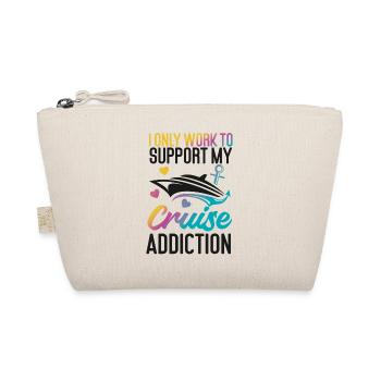 Cruise Ship Vacation I Only Work - Organic Pouch - nature - Front
