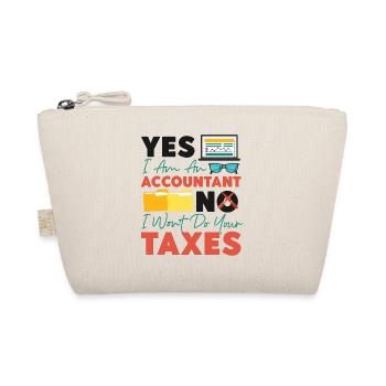 Accountant Bookkeeper Accounting - Organic Pouch - nature - Front