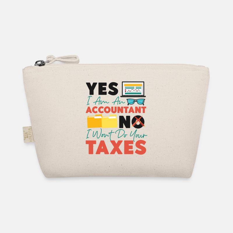 Accountant Bookkeeper Accounting - Organic Pouch - nature