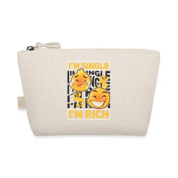 Solo, Single Men + Women, First Date, Reich - Organic Pouch - nature - Front