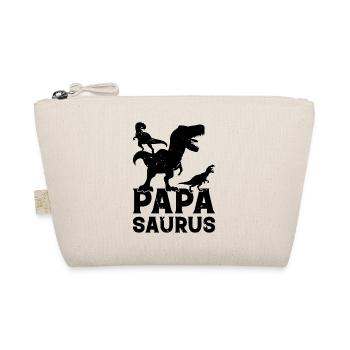 Papa Saurus Papa Dino avec deux enfants - Papasaurus - Trousse biologique - nature - Devant