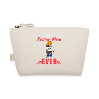 Best Roofer Mom Ever Roofing Crafts Mother - Organic Pouch - nature - Front