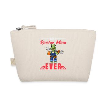 Best Roofer Mom Ever Roofing Crafts Mother - Organic Pouch - nature - Front