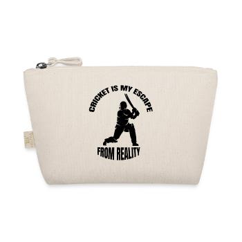 Cricket Slogan Gift Cricket Fan Team Cricket - Organic Pouch - nature - Front