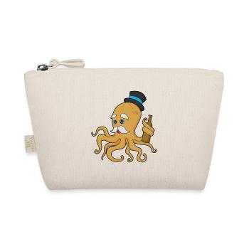 Chapeau haut-de-forme Gentleman pieuvre - Trousse biologique - nature - Devant