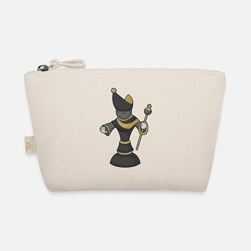 Chess Piece Bishop Chess Organic Pouch