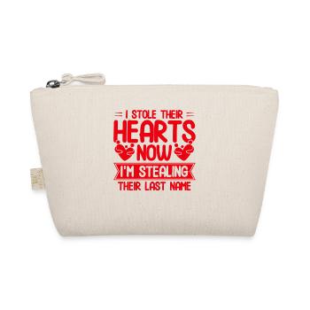 Foster Parents Adoption Adoptive Parents Gift - Organic Pouch - nature - Front